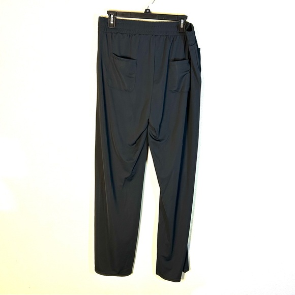 Maxe Collection Pants Black Plus Size 2X Elastic Waist Pockets Wide Leg Career - Picture 2 of 15